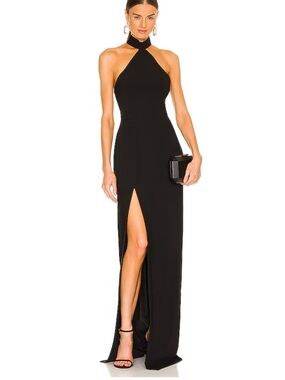Amanda Uprichard Queen Gown in black